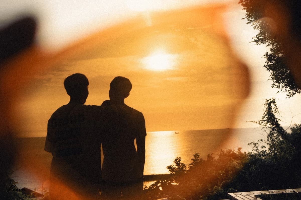 Sunset silhouette